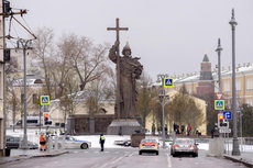 Как это было: В Москве открыт памятник князю Владимиру