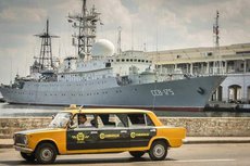 Российский разведкорабль будет контролировать переговоры Кубы и США