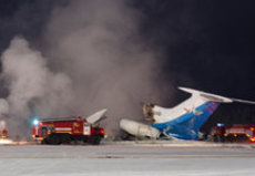 Из-за пожара Ту-154 планируется проверка в авиакомпании 'Когалымавиа'