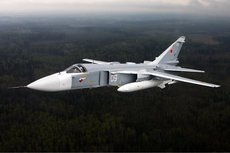 Бизнесмен Евгений Пригожин произвел боевой вылет на самолете Су-24 ЧВК 