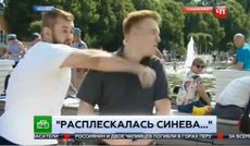Быдло-вояка забил корреспондента НТВ в День ВДВ
