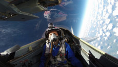 Видео боя Миг-31 в космосе