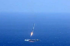 SpaceX показала видео очередной катастрофы Fancon 9