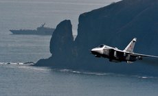 VRT: Су-24 напугали капитана фрегата НАТО
