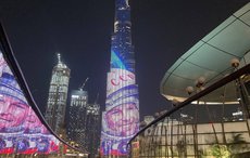 Проекция Гагарина появилась на самой высокой башне мира в Дубае