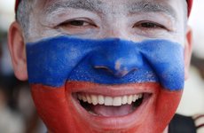 Русские фанаты не дали замолкнуть гимну России