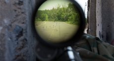 Снайпер ДНР убил позера-морпеха ВСУ на глазах журналистов
