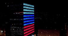 Mail.ru покрасило штаб-квартиру в триколор в честь Дня России