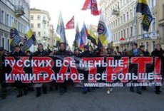 Питерские националисты собрали несколько сотен человек