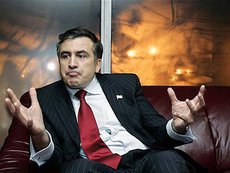 Истеричный Саакашвили ругается с украинцами на русском языке