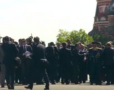 Опубликовано видео инцидента с ФСО, ветераном и Путиным