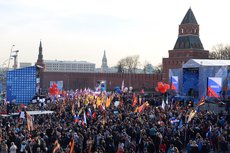 Мировой лидер №1 Владимир Путин выступил на митинге 