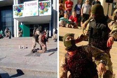 Спецназ ВСУ показал детям Украины, как надо резать горло 